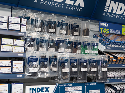 Punto vendita ganci sacchetti fascette di Nylon®