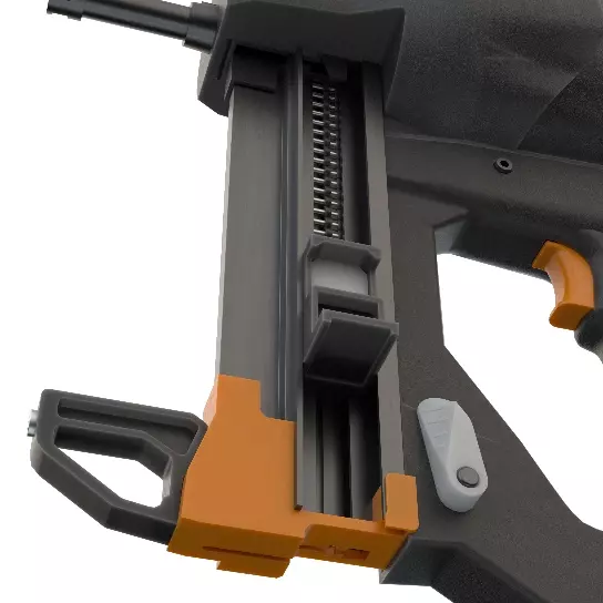 Introducir los clavos en el cartucho