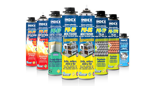 Espumas de poliuretano INDEX