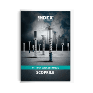 Mock up catálogo descargas tornillo para hormigon IT