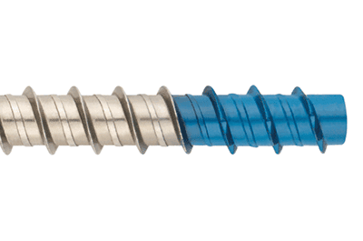 Versión Bimetal que ofrece la dureza de la punta de acero al carbono endurecida para facilitar la instalación, con fuste de acero inoxidable A4 para conferir protección contra la corrosión.